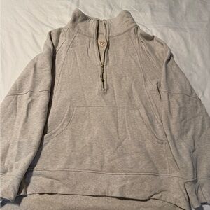 lululemon athletica scuba oversized funnel neck half-zip long